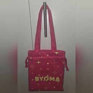 💖 BRAND NEW BYOMA Pink Tote Bag with drawstring feature